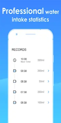 Drink Water reminder & Water tracker - GoWater android App screenshot 2